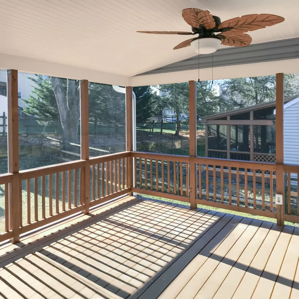 Screened Porch Interior View 2500x2500